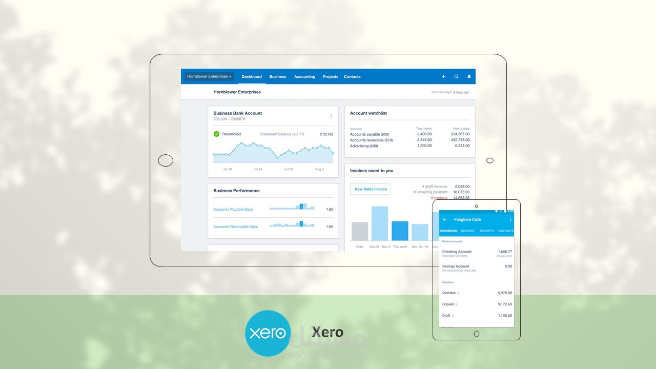 Xero البرنامج المحاسبي زيرو