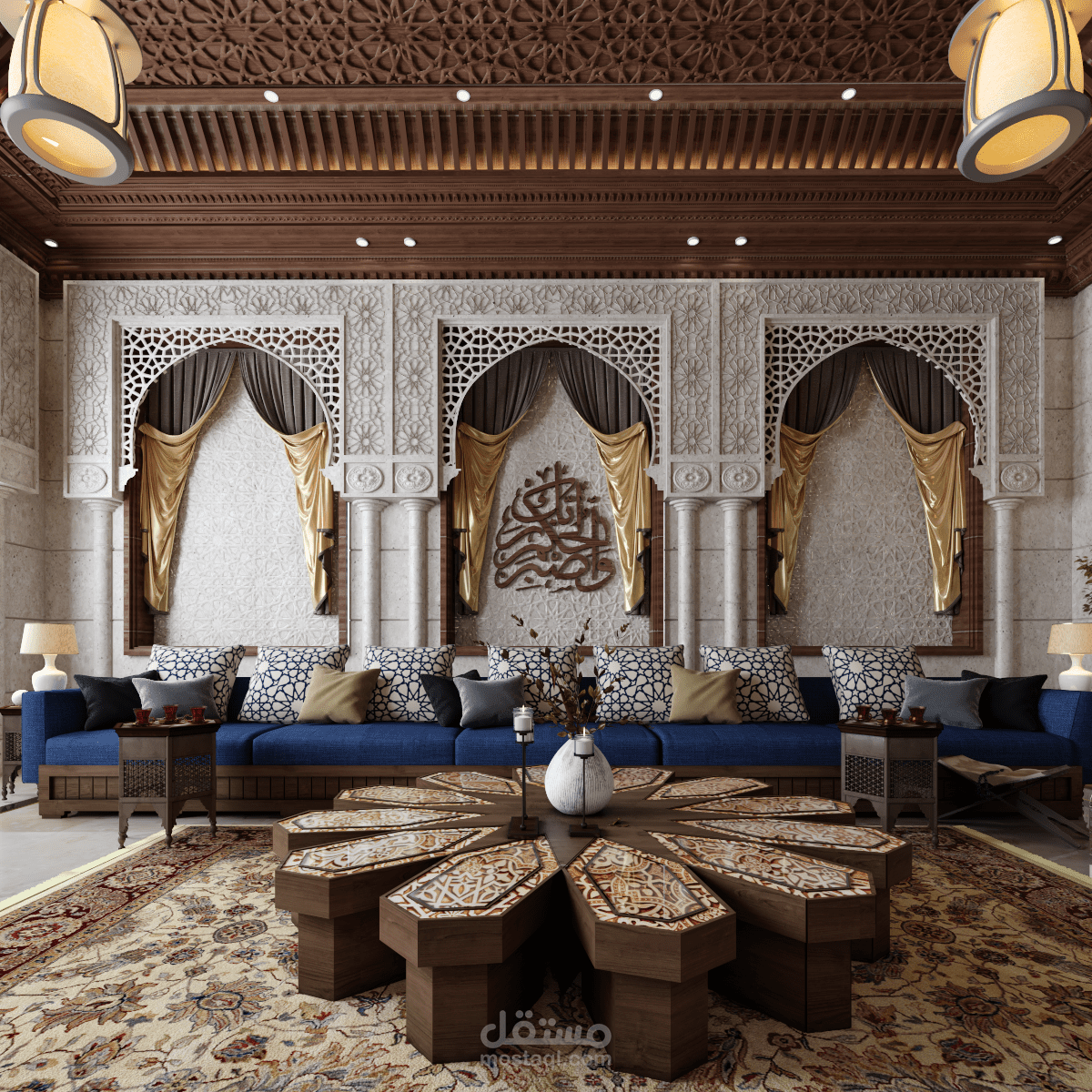 ورشة تصميم مجلس على الطراز الإسلامي