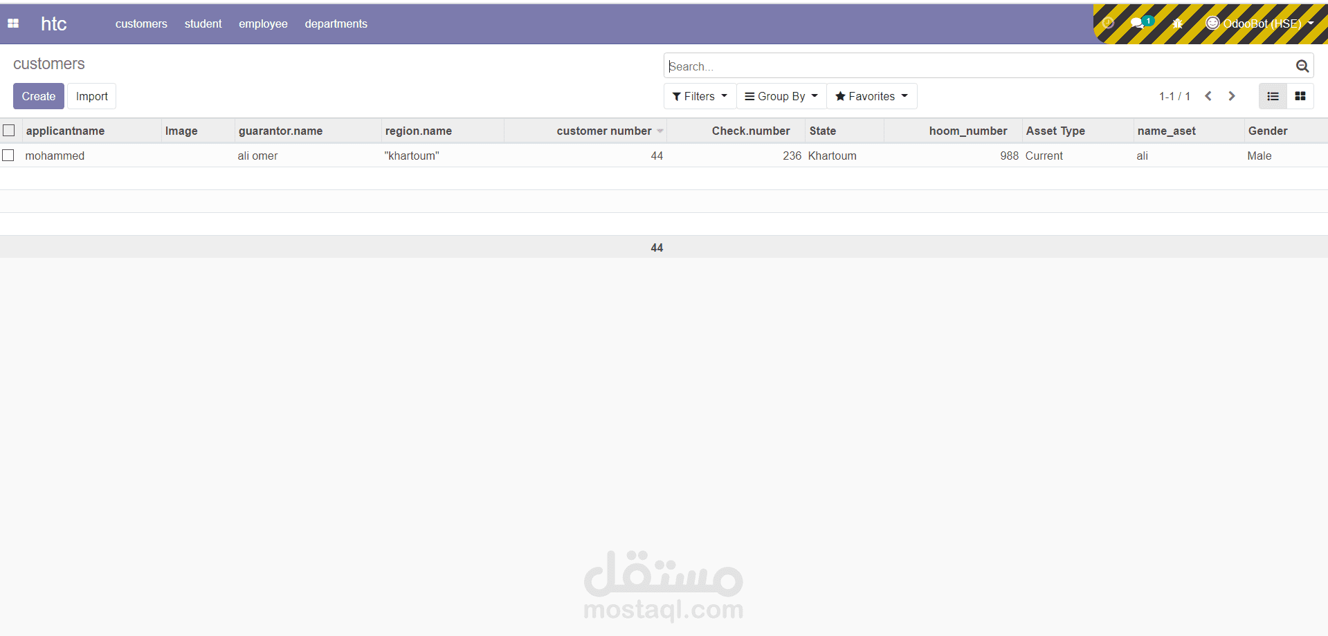 Micro finance system