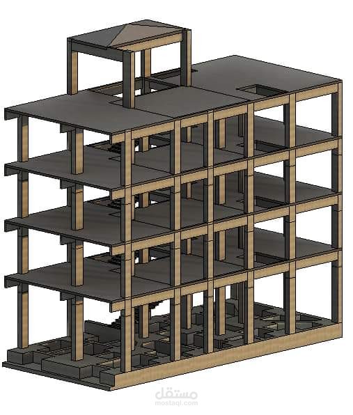 تقسيم معمارى وتصميم انشائى
