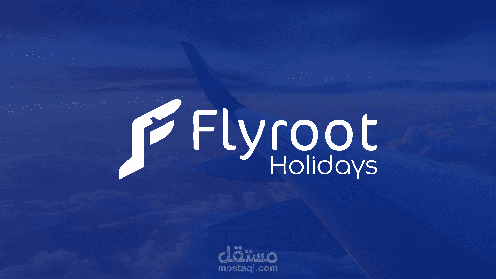 flyroot Travel Agency logo design