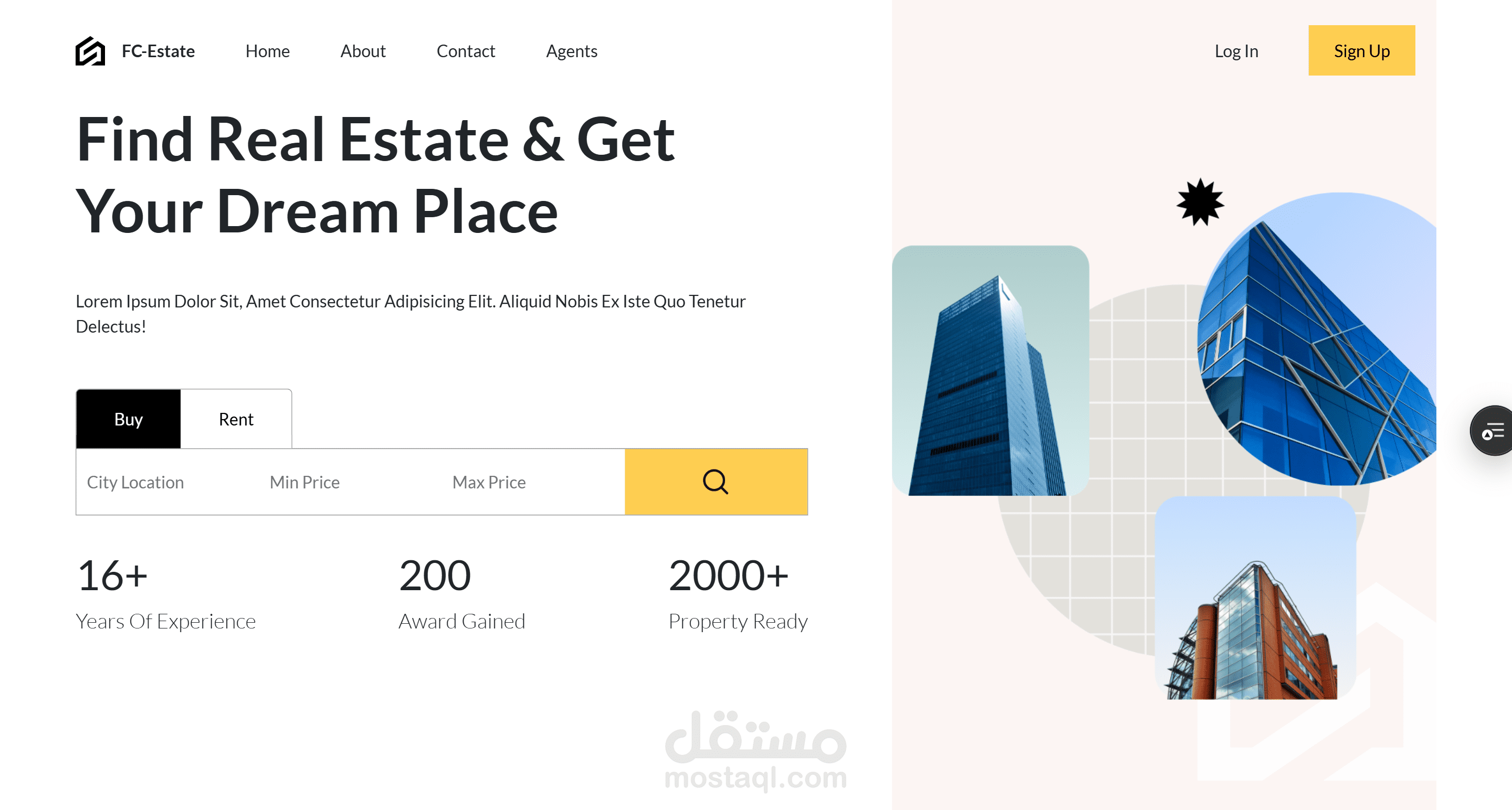 موقع عقاري (Real Estate Website)