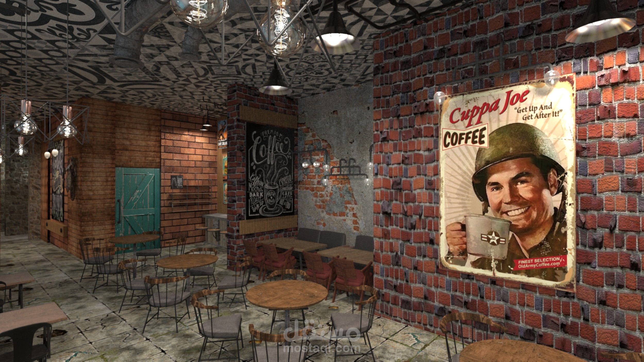 تصميم cafe مودرن