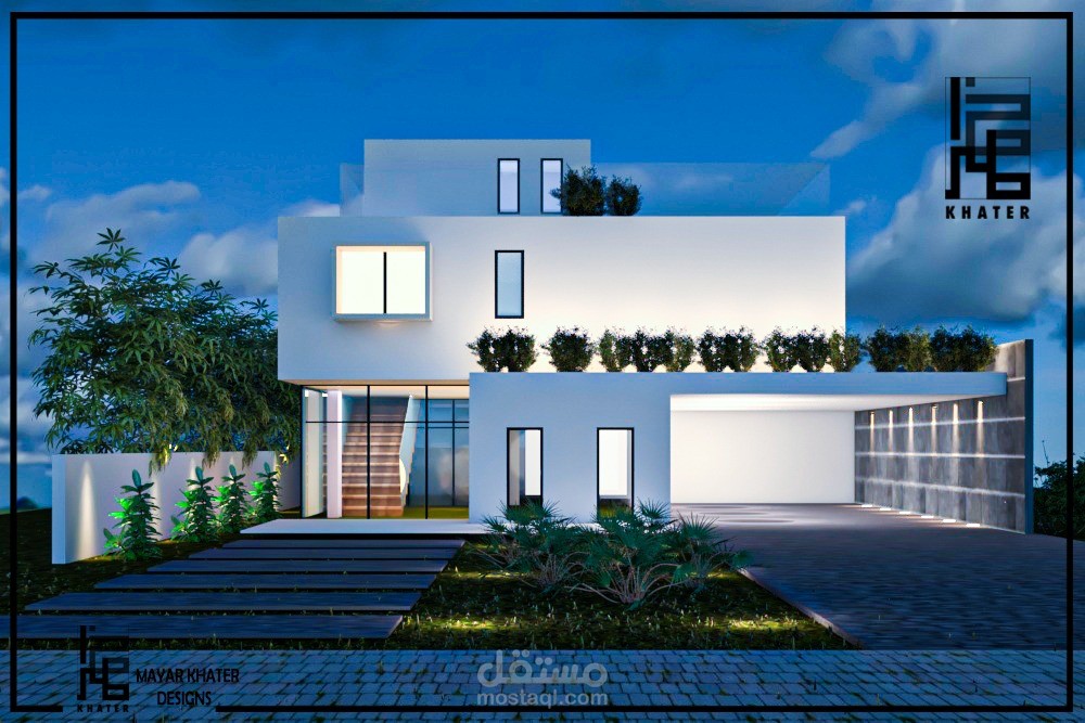 تصميم خارجي لڤيلا مودرن