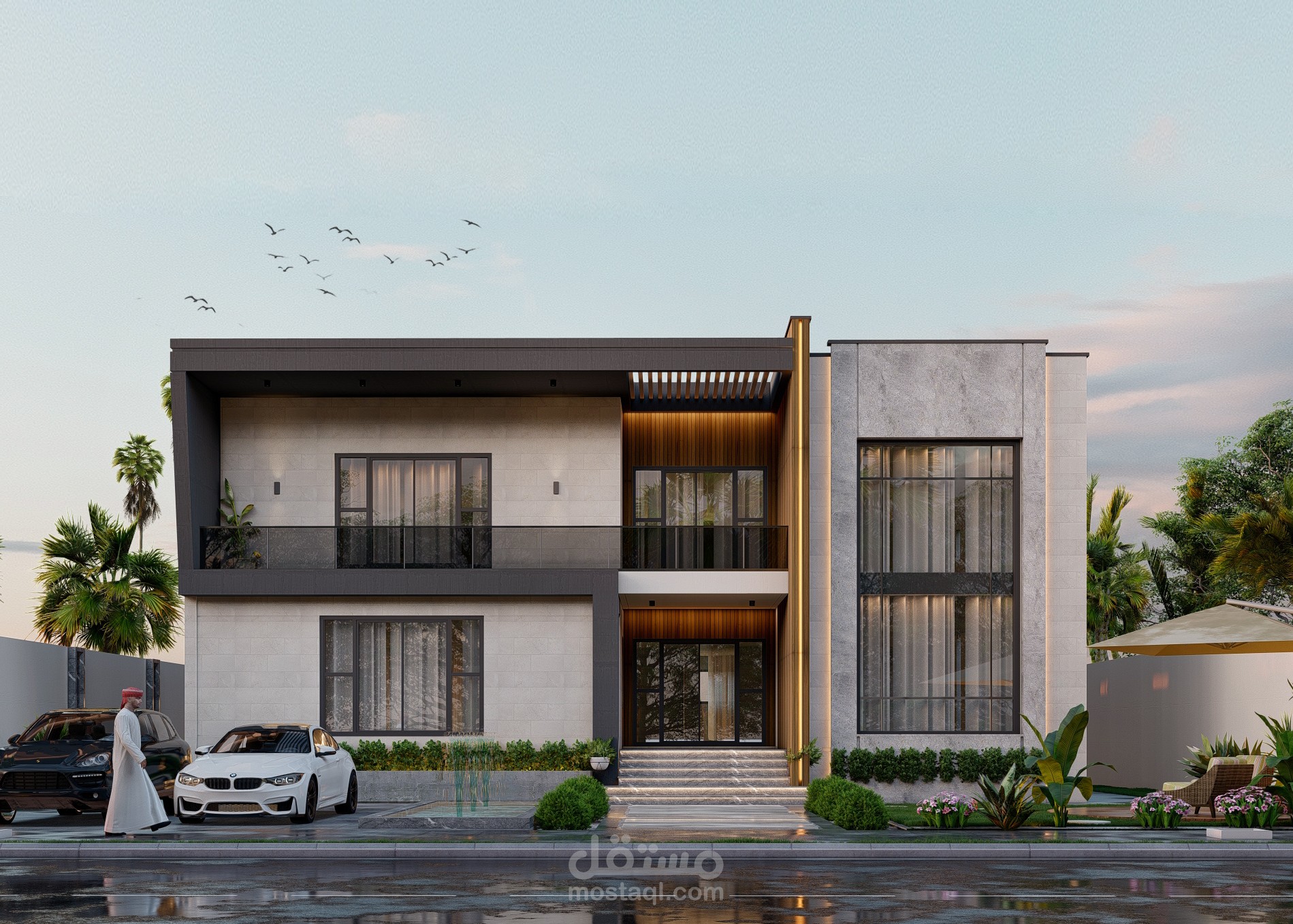 تصميم واجهة مودرن