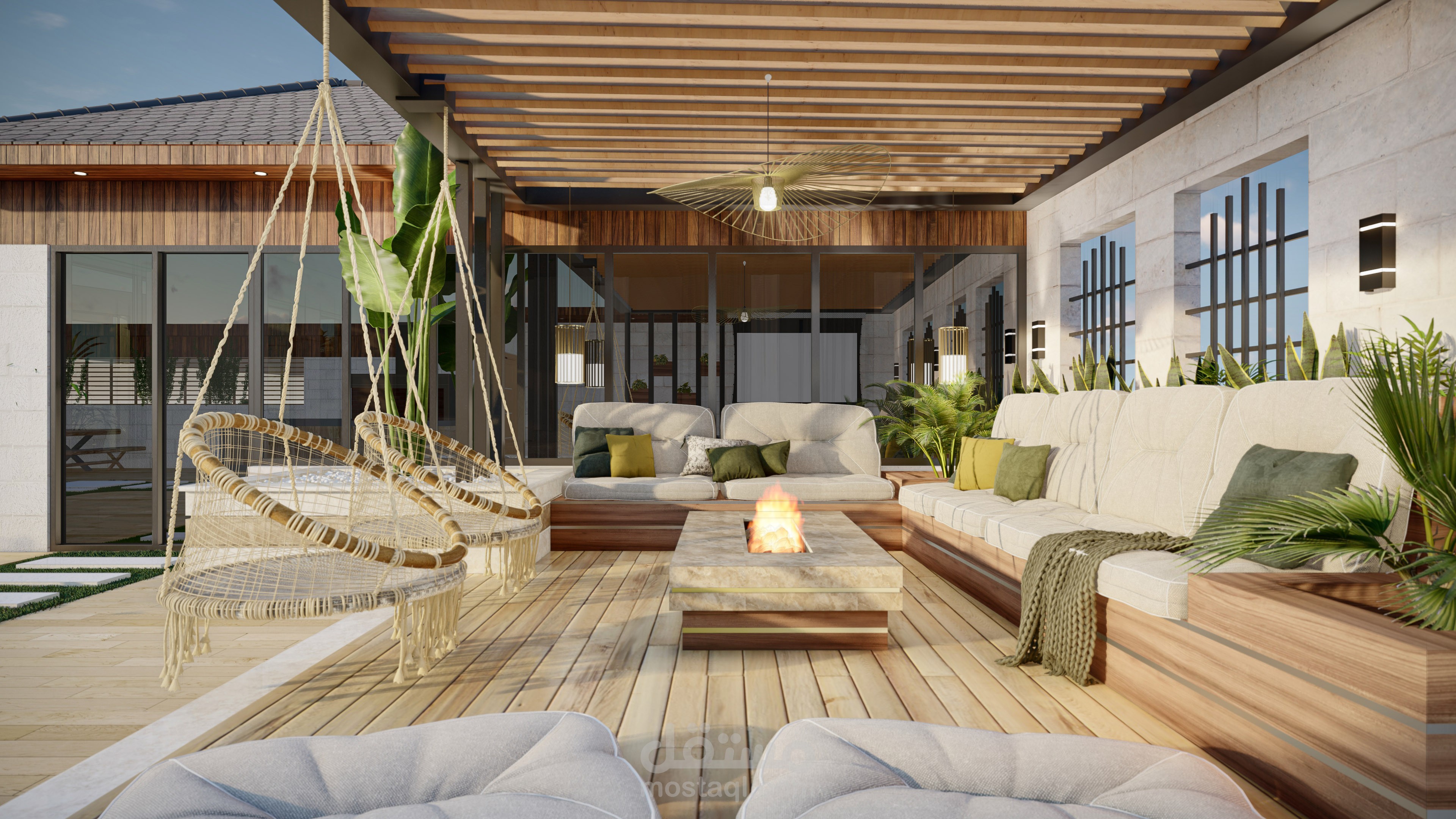 تصميم ملحق علوي