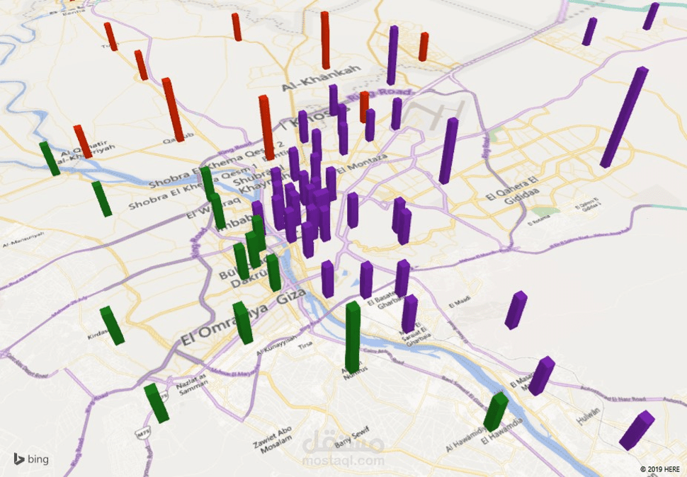 تصميم خرائط مع رسوم بيانية متميزة 2D و 3D
