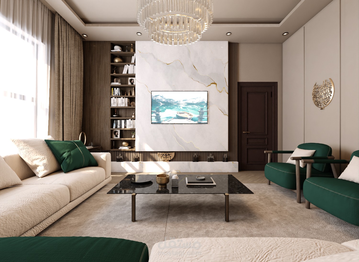 غرفة استقبال مودرن