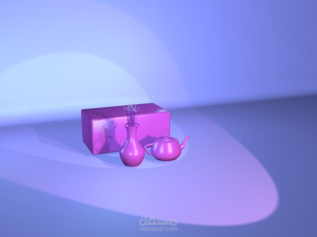 التدرب على برنامج ال3d