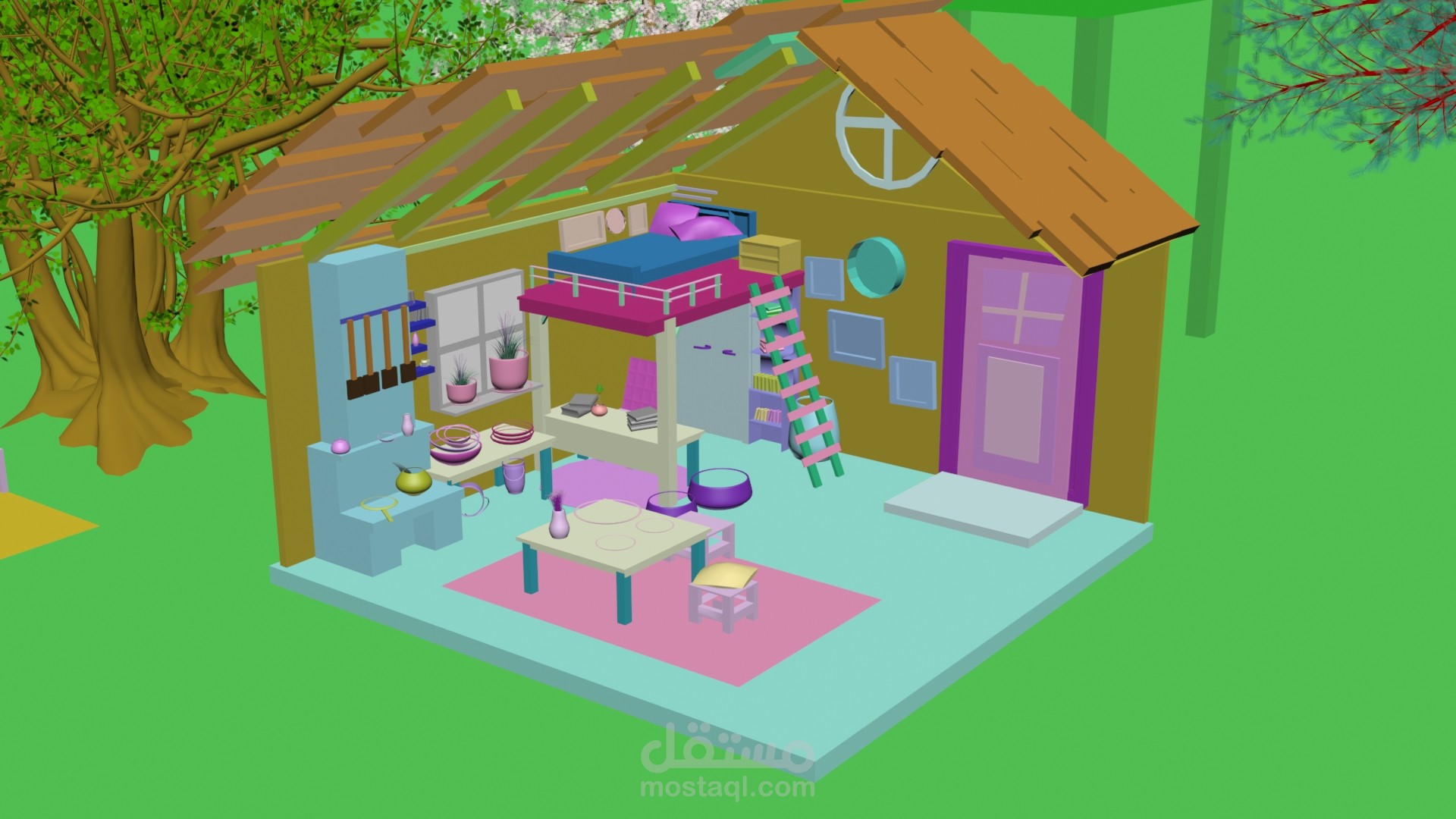 التدرب على برنامج ال3d