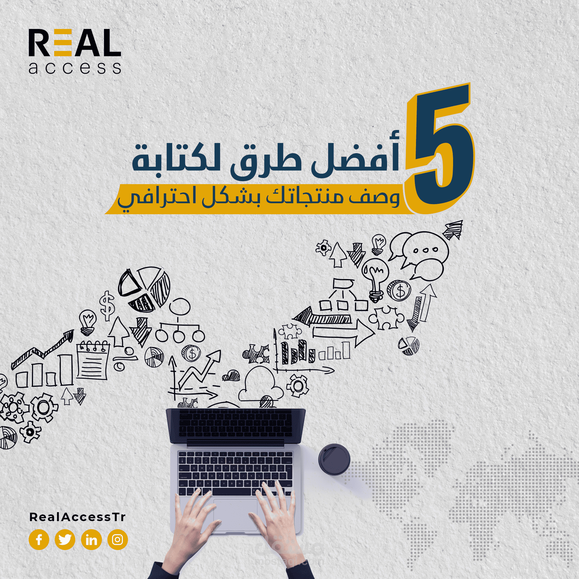 أفضل 5 طرق لكتابة وصف منتجاتك - Social Media Post