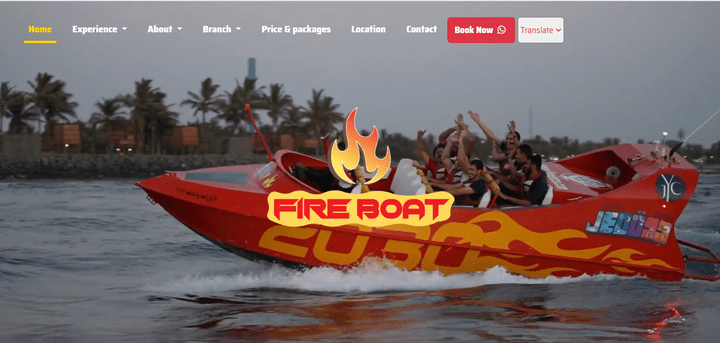 موقع ويب لشركة خليجية