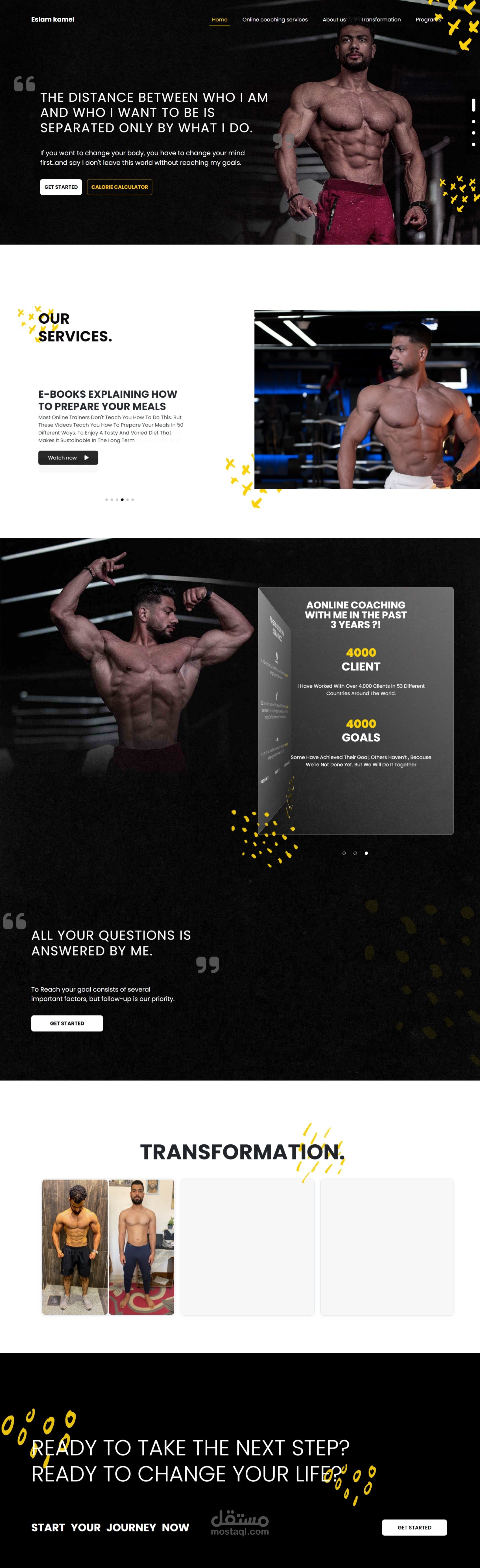موقع خاص ب GYM Eslam Kamel