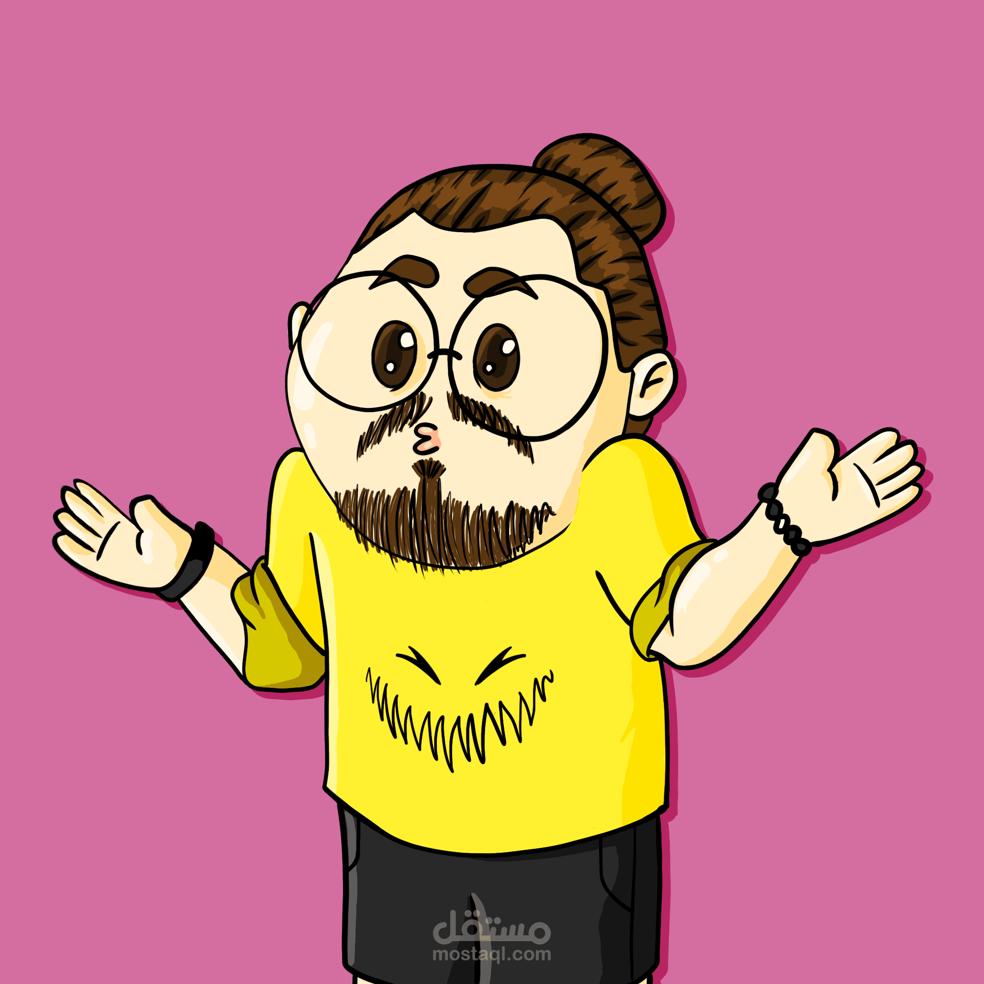 رسم كارتووني لفسي