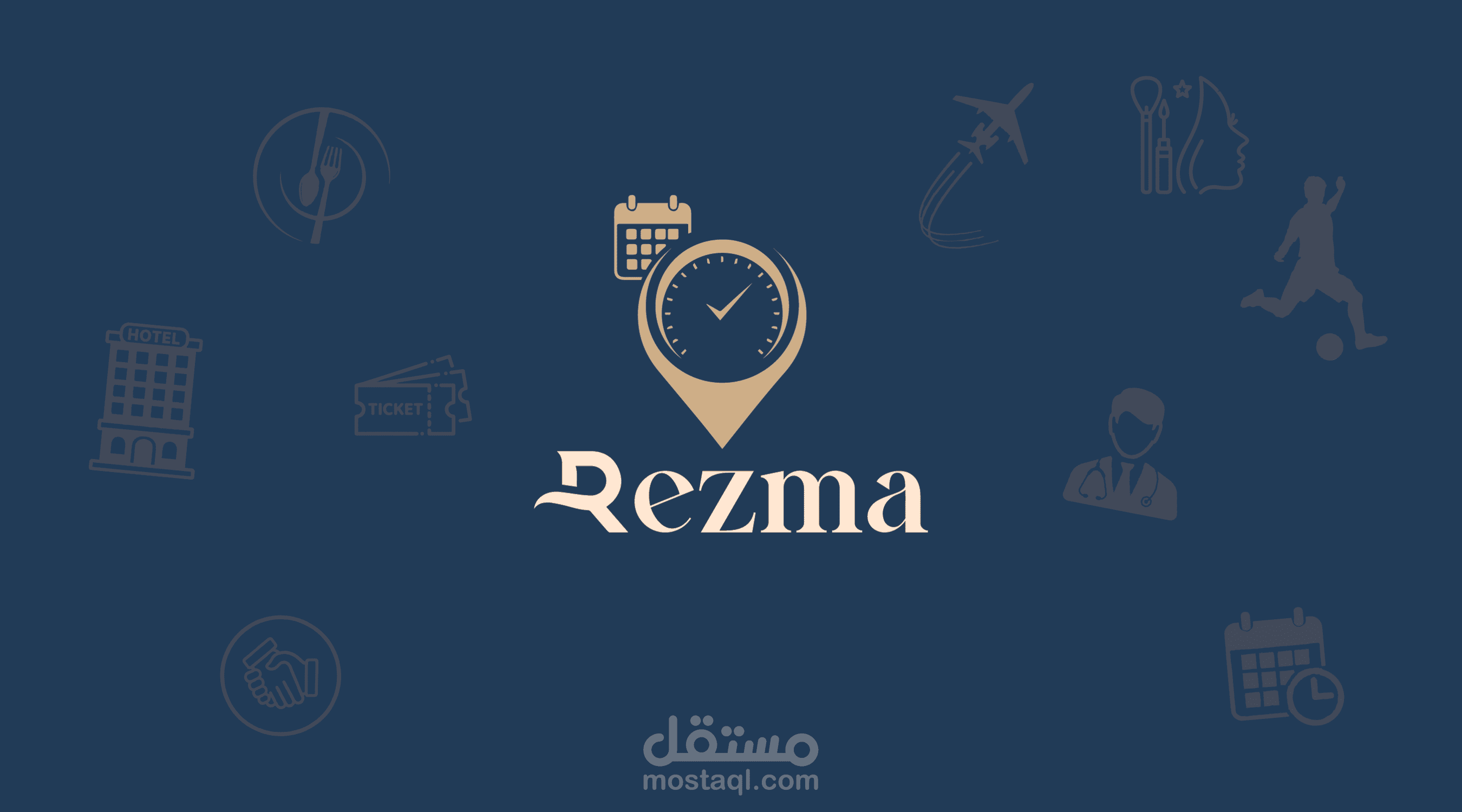 نظام Rezma لحجز المطاعم ،فنادق، عيادات، مزارع،مقاهي مع لوحة تحكم