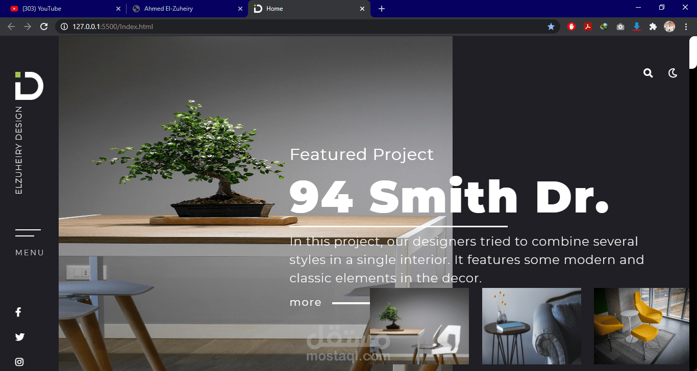 HOME page