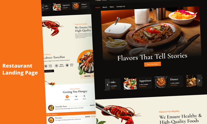 Restaurant Landing Page