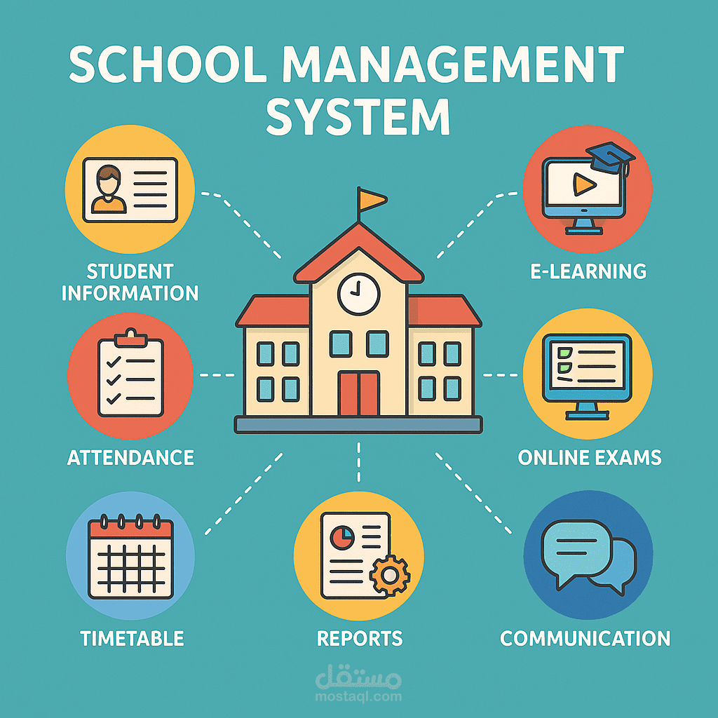 نظام إدارة مدرسة متكامل