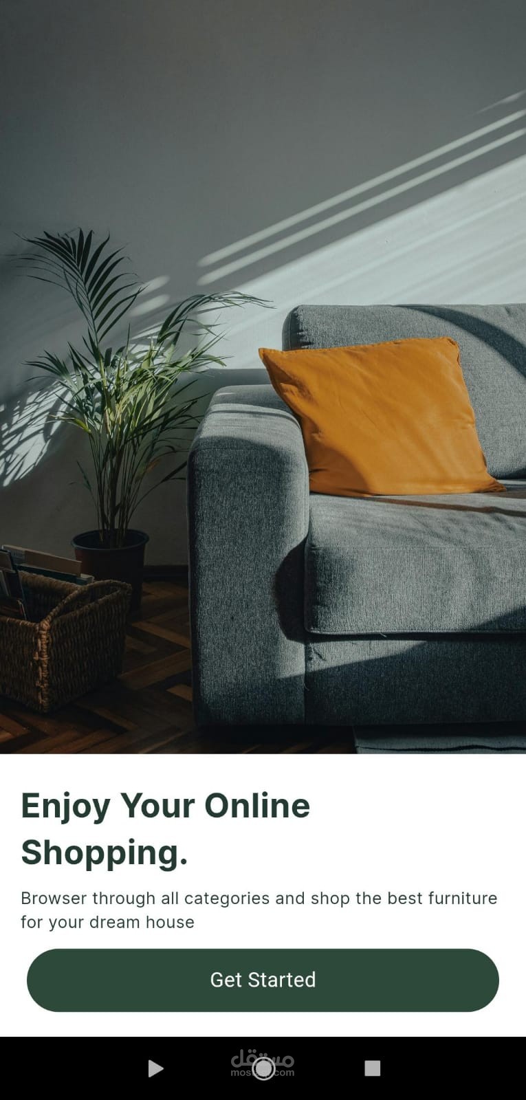 تطبيق موبايل (iOS& android)Home furnishings