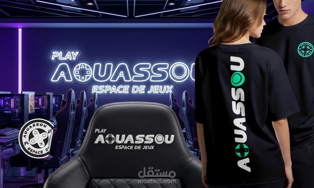 من الفكرة للواقع:كيف صممتُ هوية Play Aouassou من الصفر؟