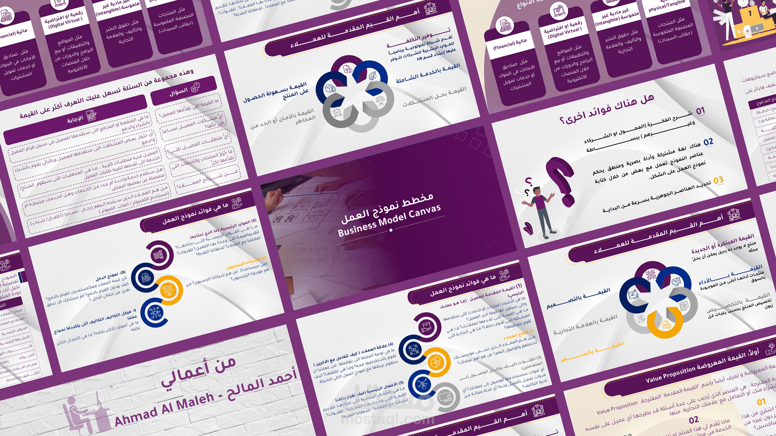 تصميم Presentation لطرح خطة عمل لإحدى الجهات