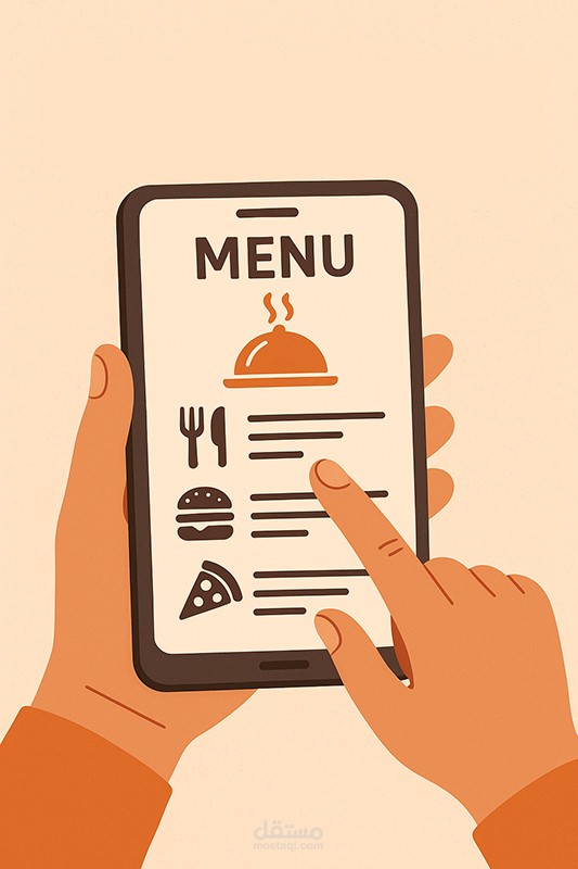 قوائم إلكترونية للمطاعم والمقاهي