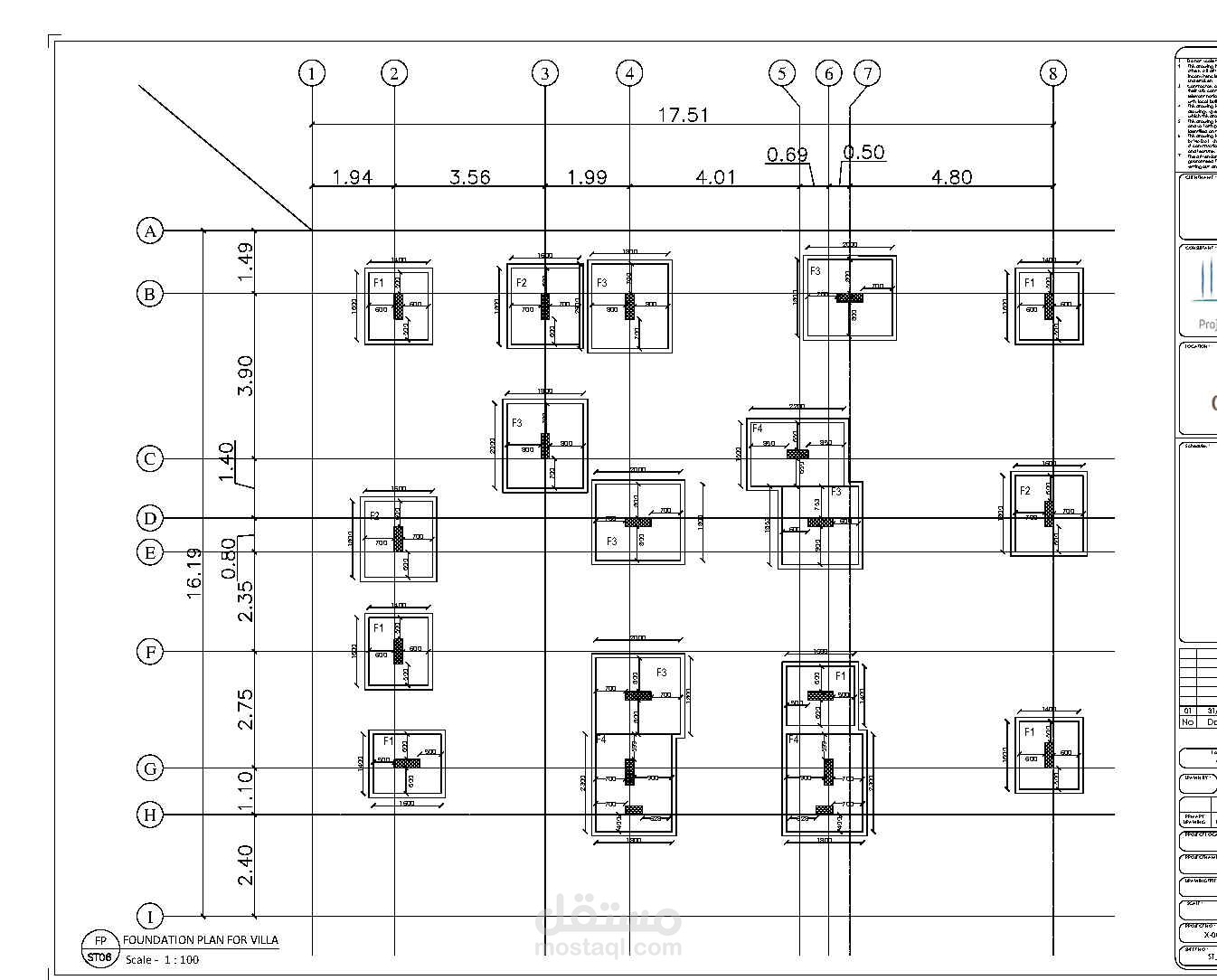 تصميم المخططات الانشائية (كود سعودي)