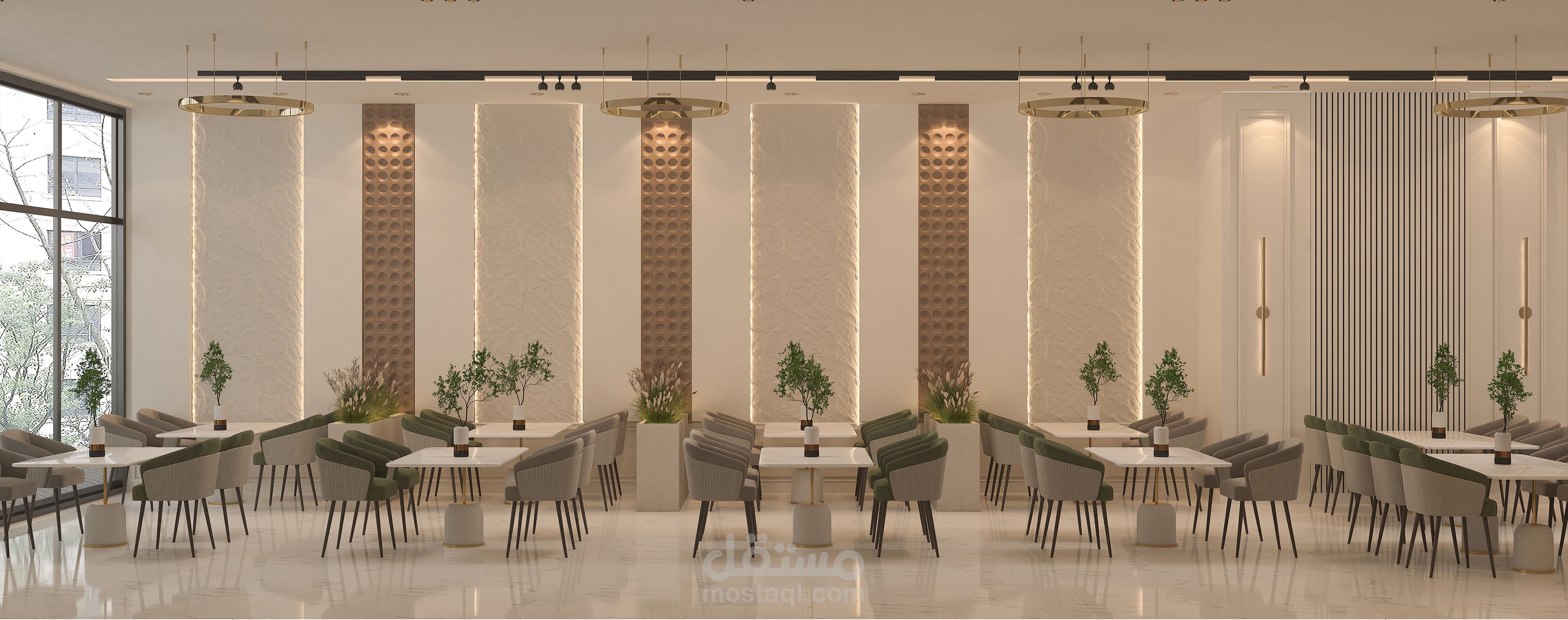 Interior design for luxury Grilled Rsetaurant  - Saudi Arabia