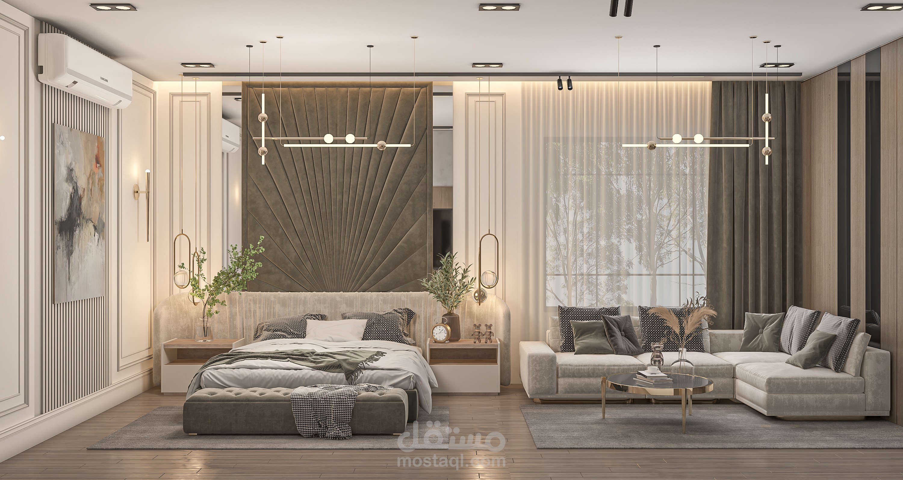 Interior design for luxury Bedrooms - Saudi Arabia