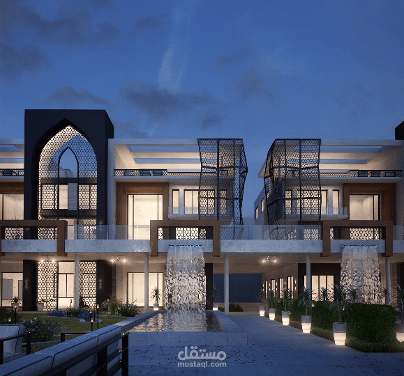 تصميم واجهات خارجيه 3D  احترافي - مودرن و كلاسيك / Exterior Design