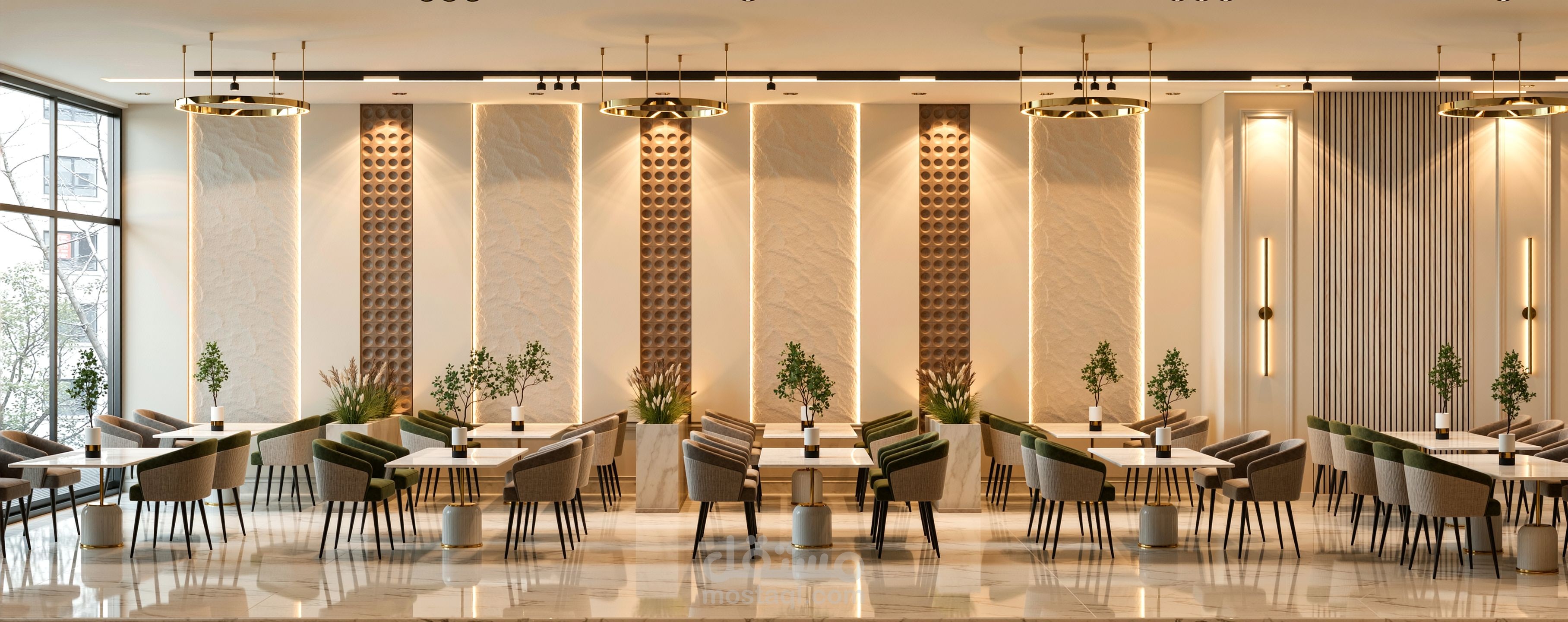 Interior design for luxury Grilled Rsetaurant  - Saudi Arabia