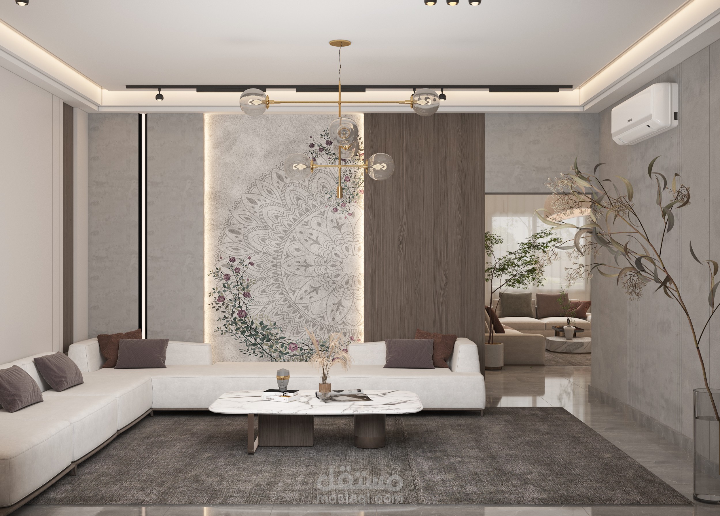 Interior design for luxury villa  - Saudi Arabia