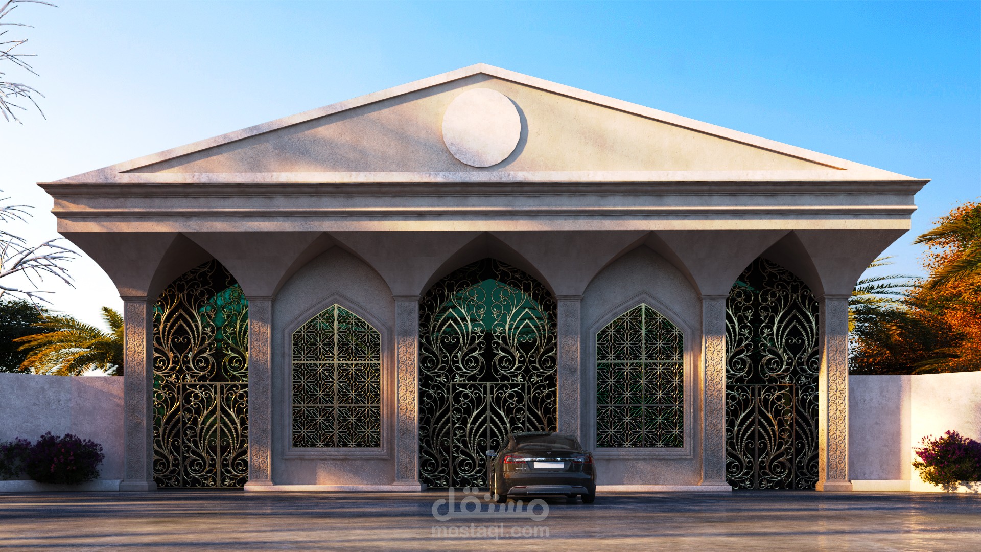 Neoclassic Villa Gate in KSA