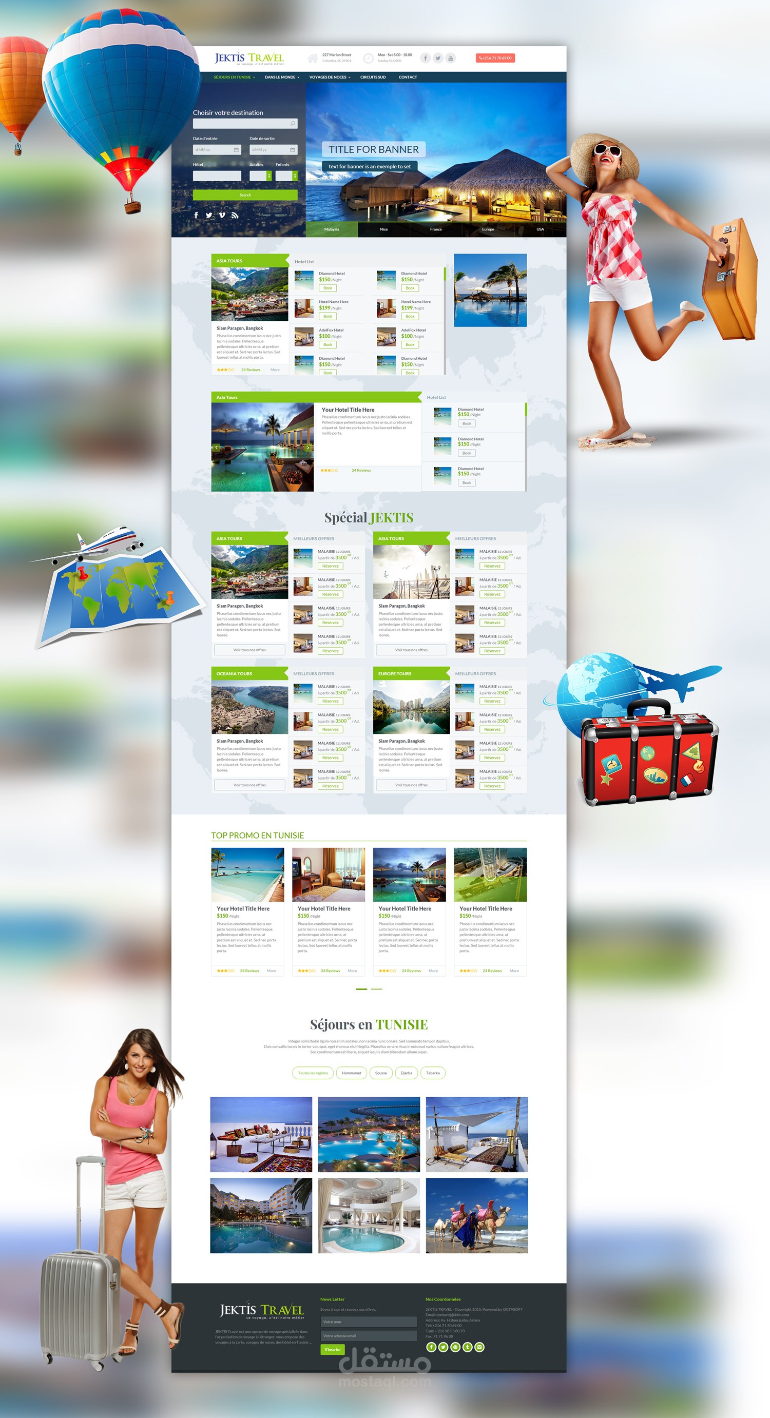 TRAVEL WEBSITE DESIGN