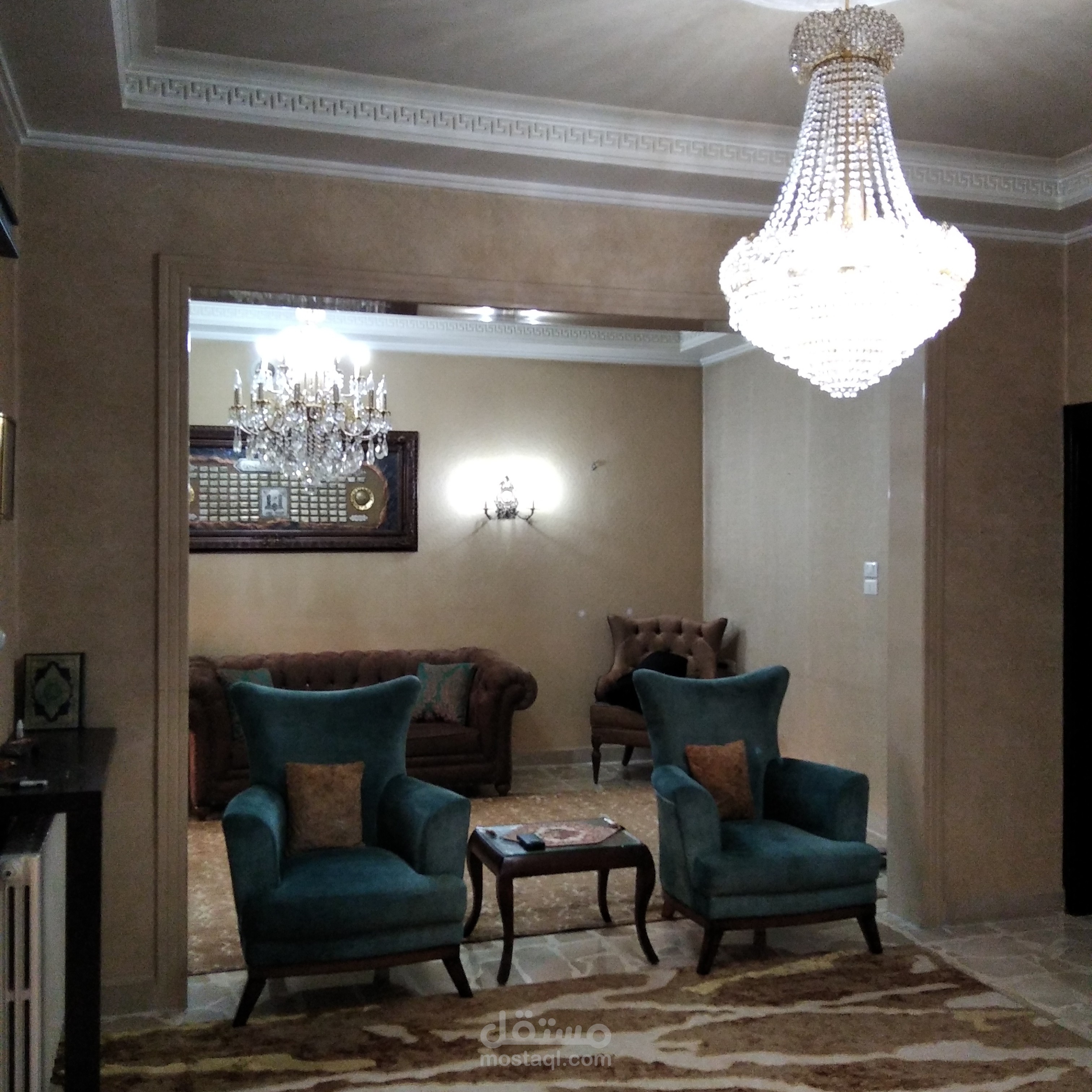 تصميم قاطع تزييني بين غرفتين