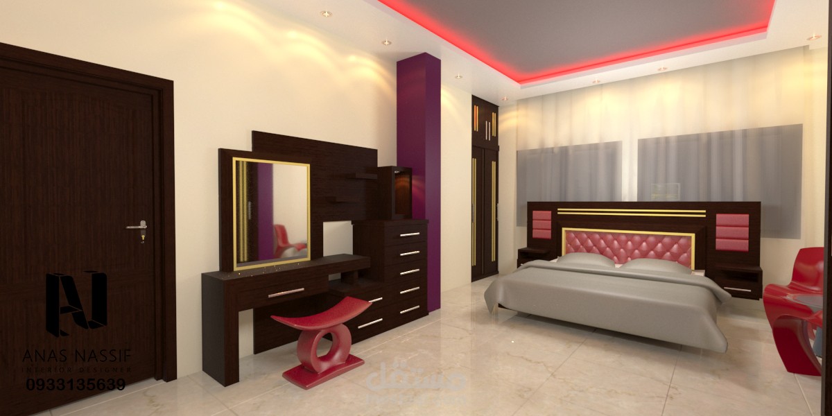 تصميم غرفة نوم ماستر