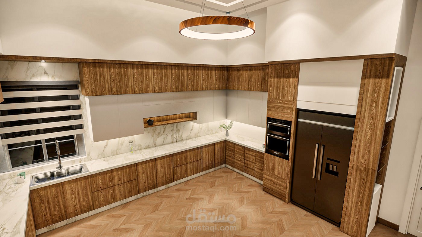 تصميم داخلي لمطبخ