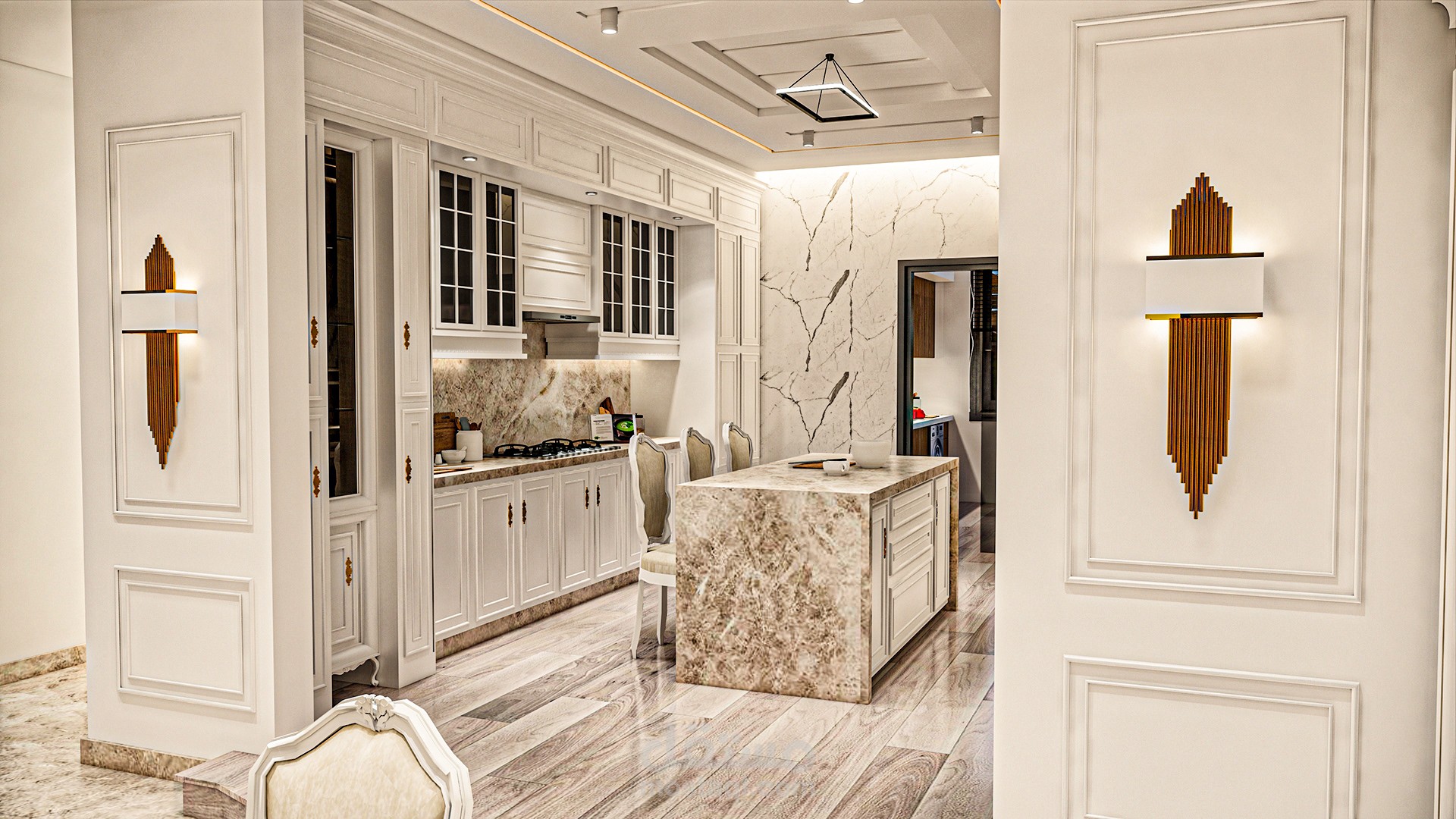 تصميم داخلي شقة سكنية