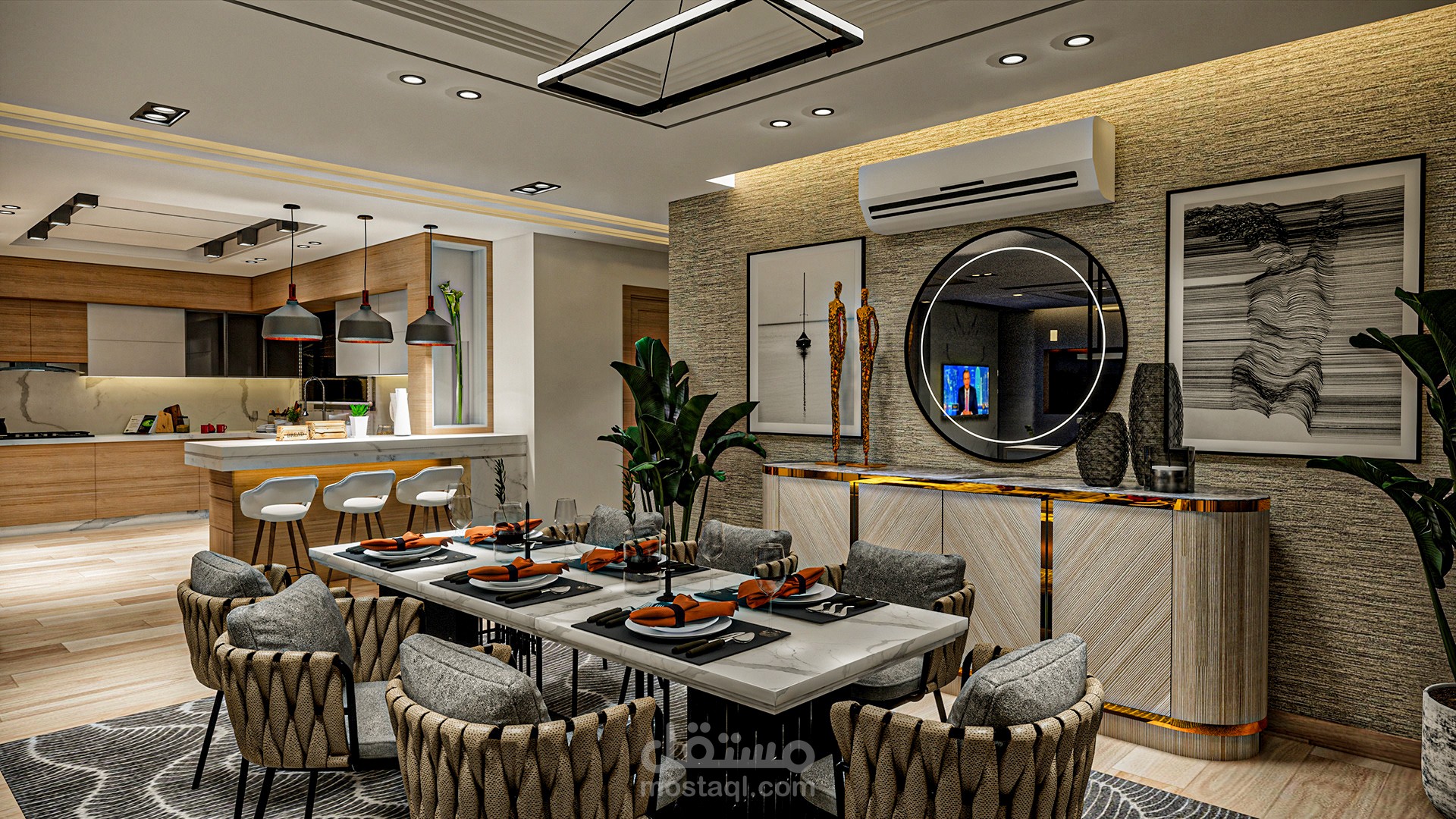 تصميم طاولة طعام