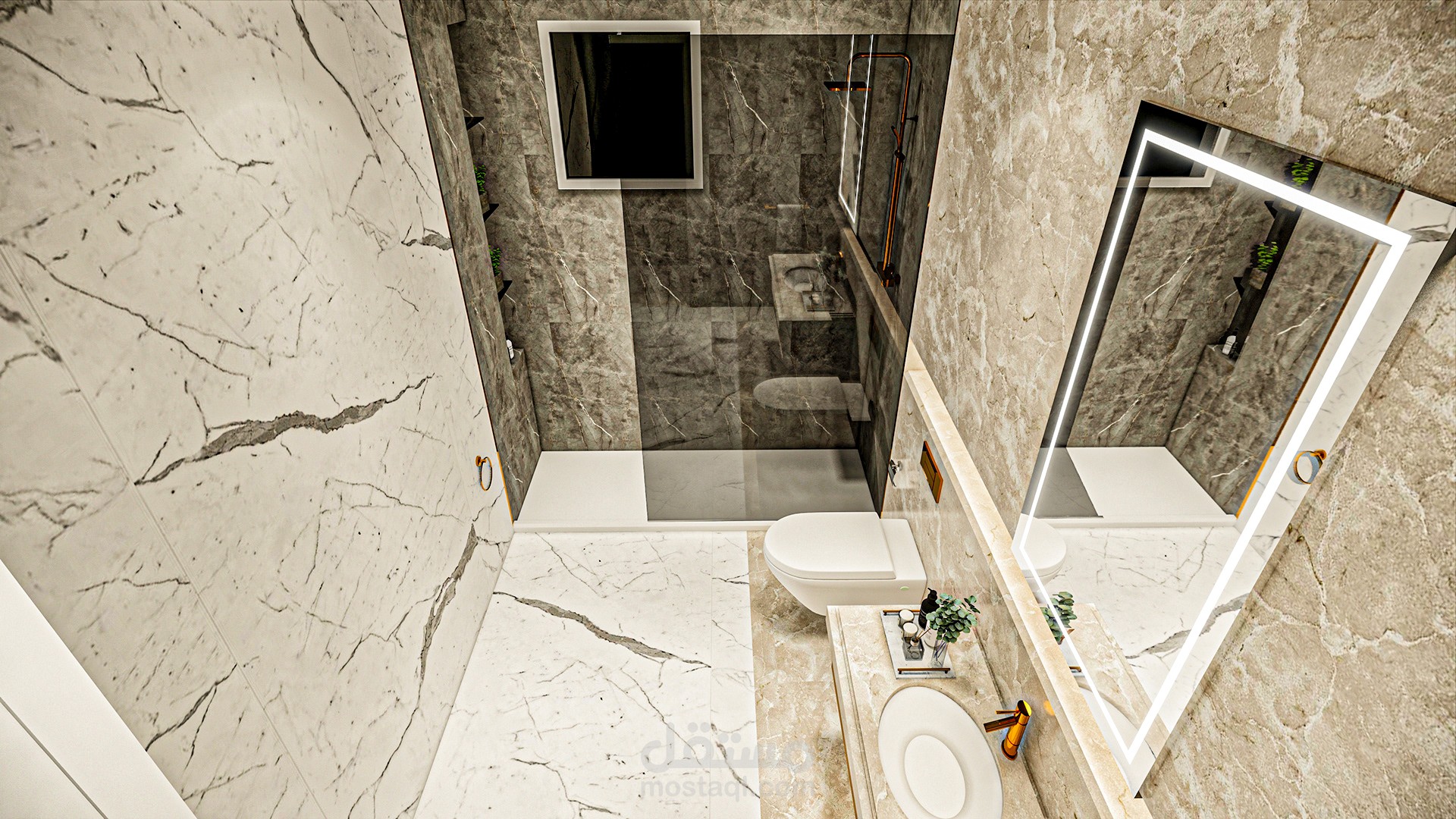 تصميم دورة مياة