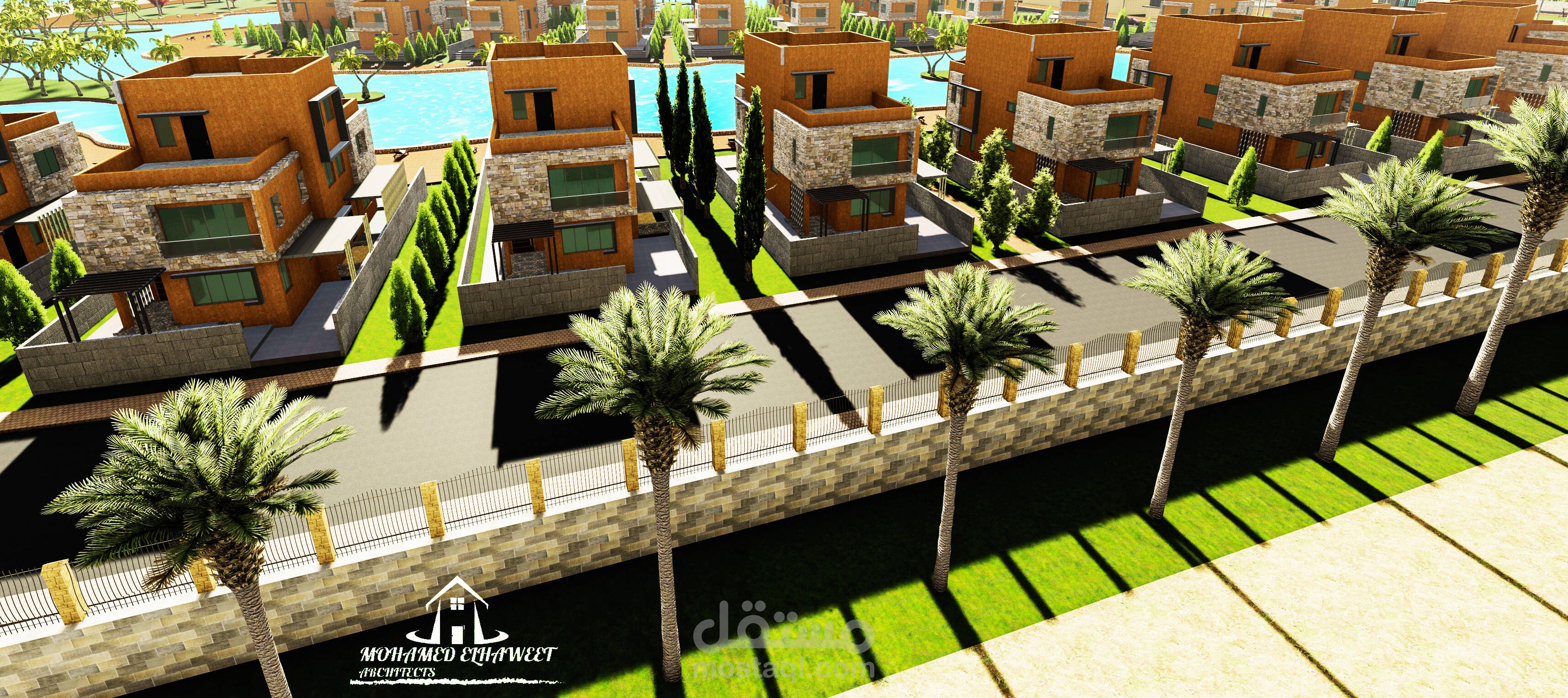 villas of tourist resort - my graduation project