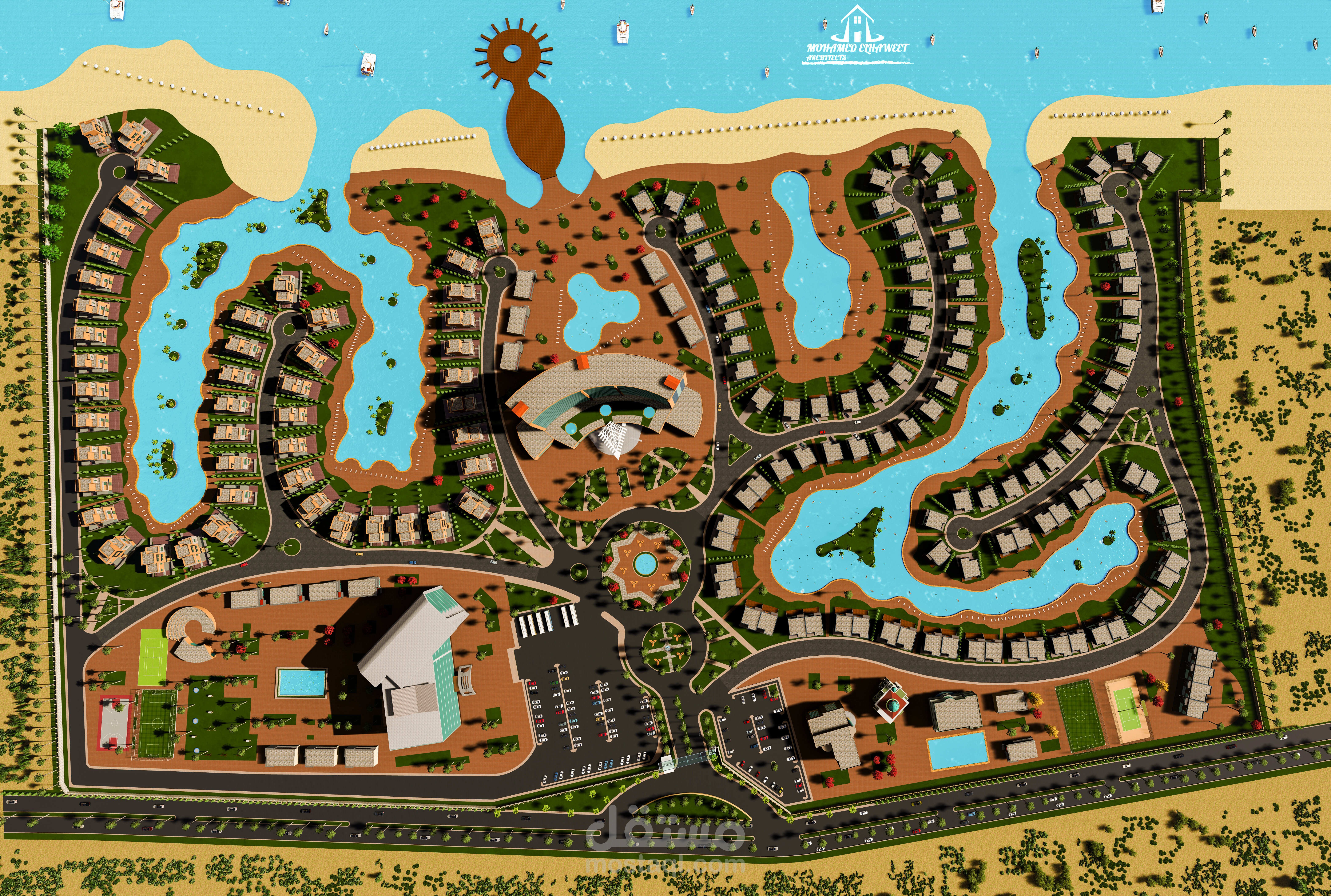 tourist resourt layout - graduation project