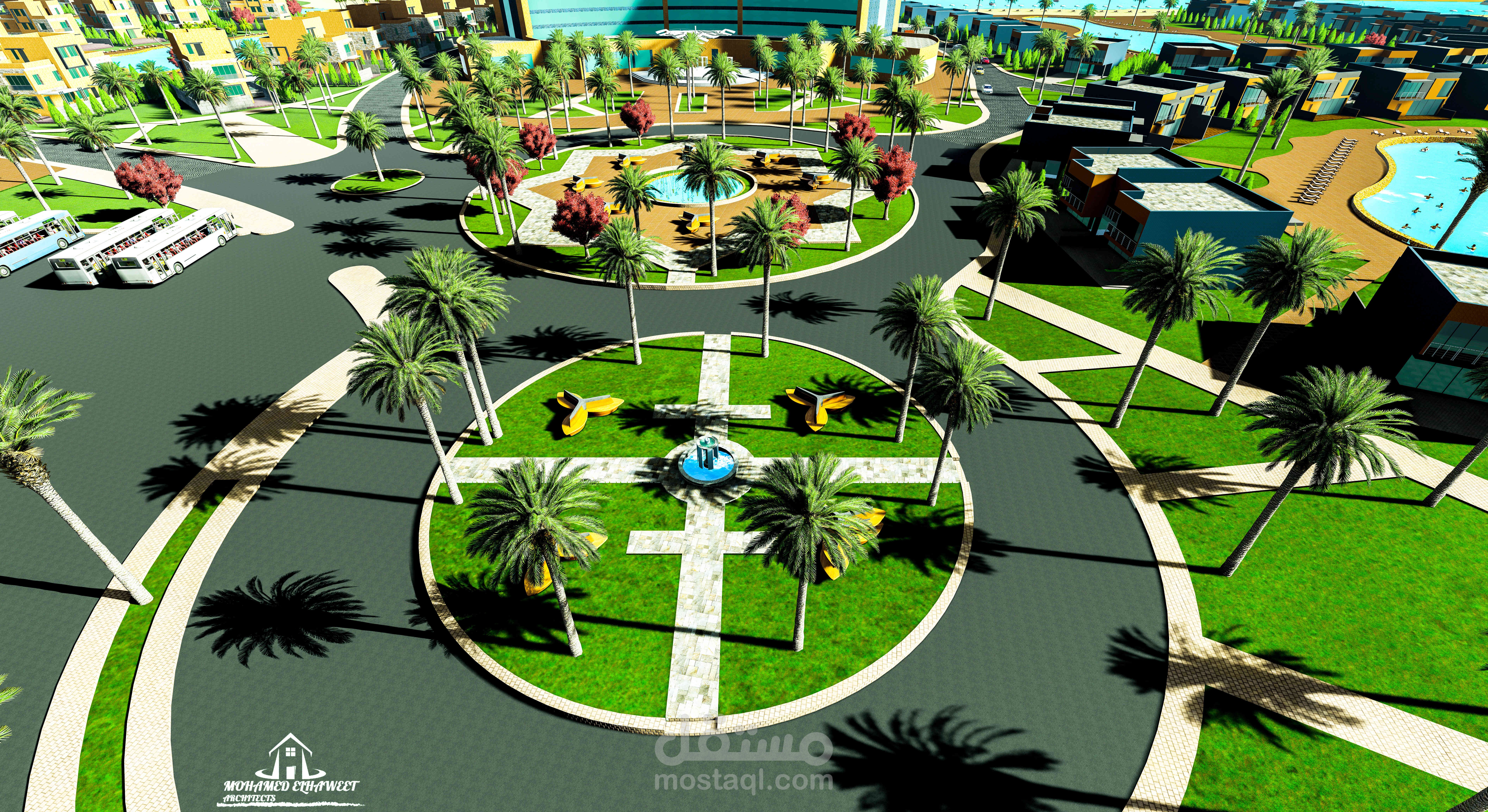 tourist resort landmark design - graduation project