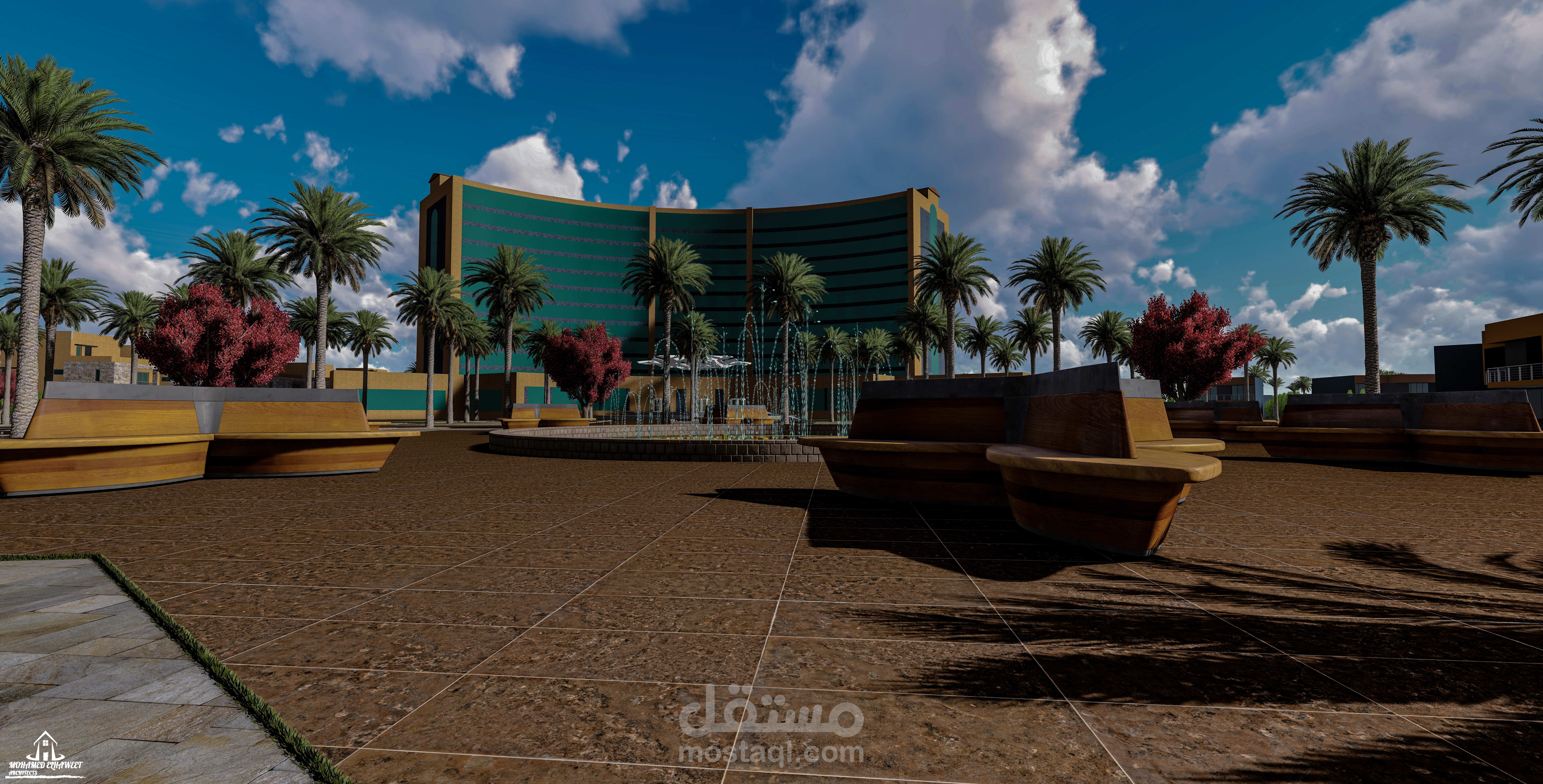 Hotel landscape Design - graduation project - tourist resort