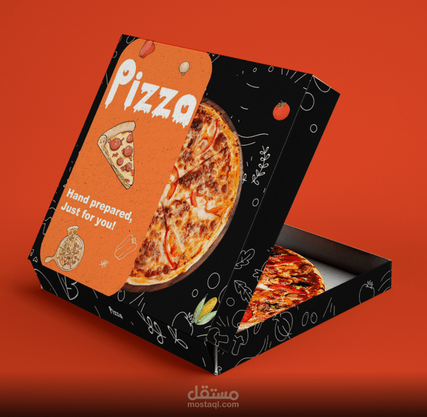 تغليف منتجات  تغليف بوكس بيتزا Pizza box