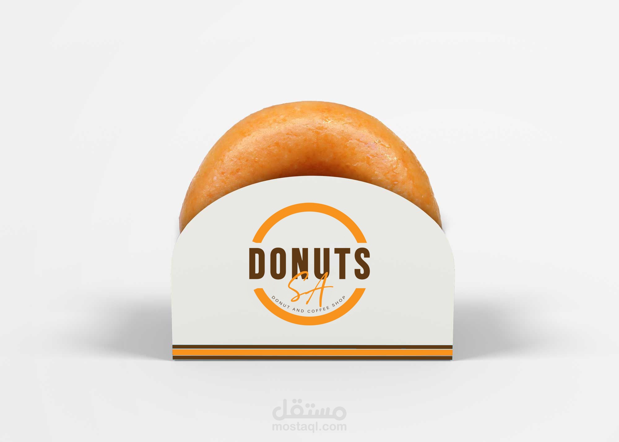 تصميم شعار متجر دونات