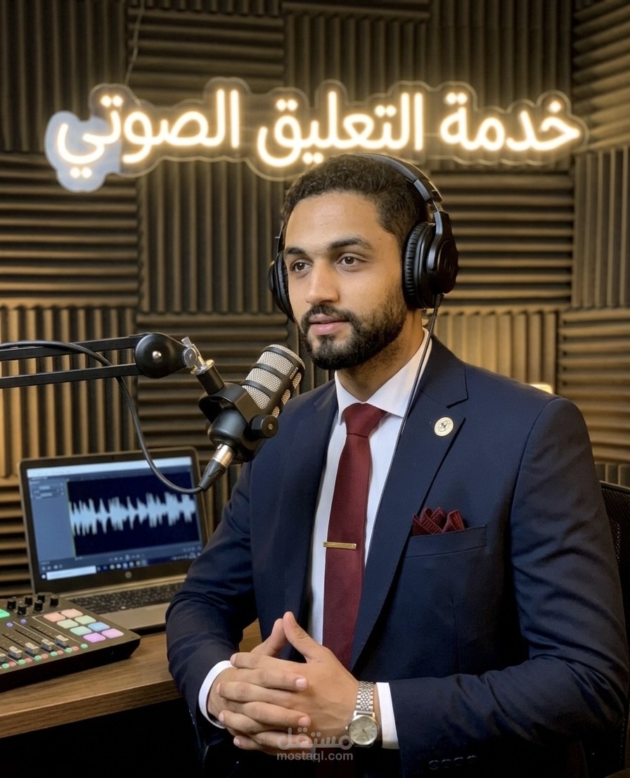 التعليق الصوتي والتسويق للنشاط