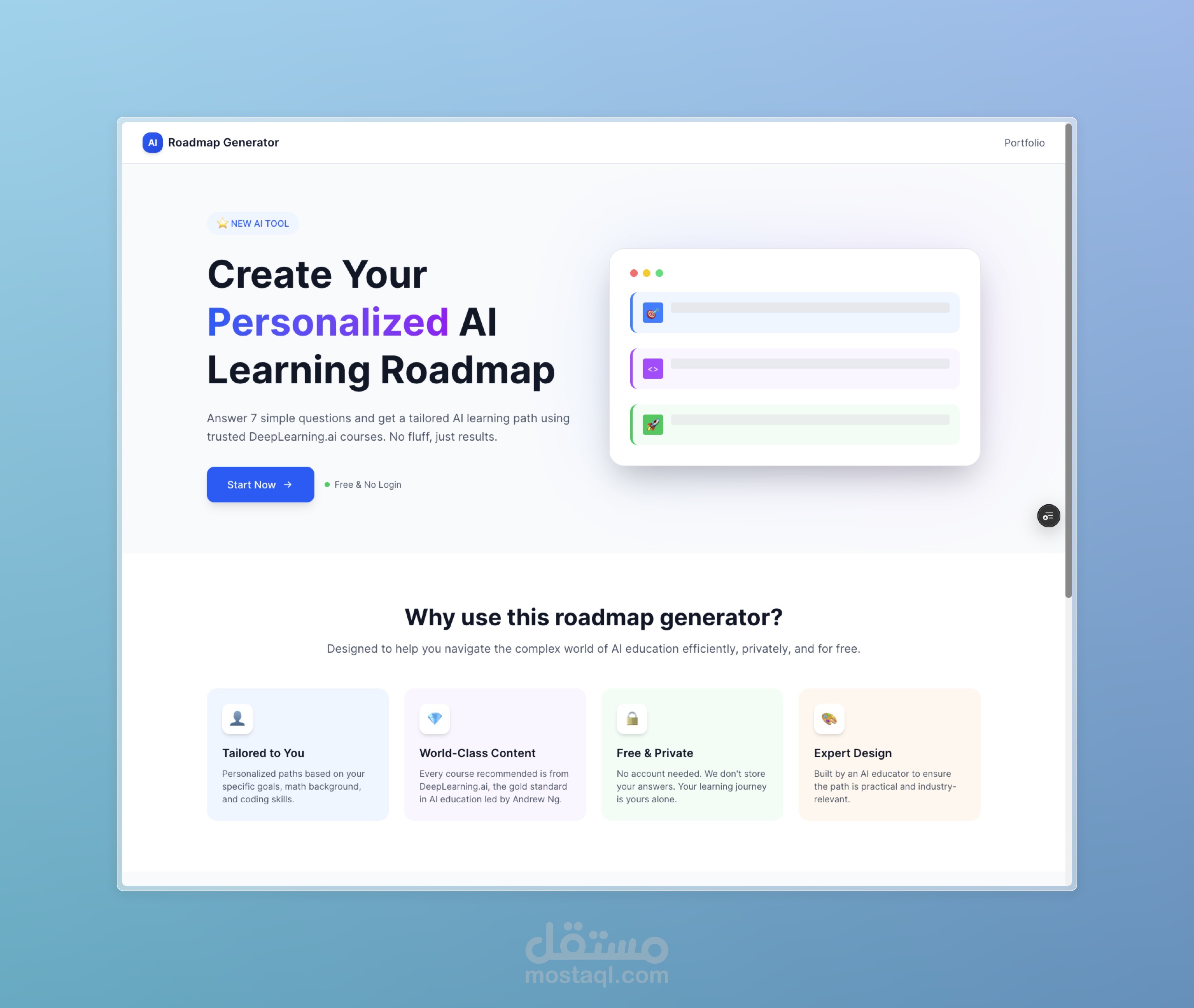 AI Tool | AI Roadmap Generator