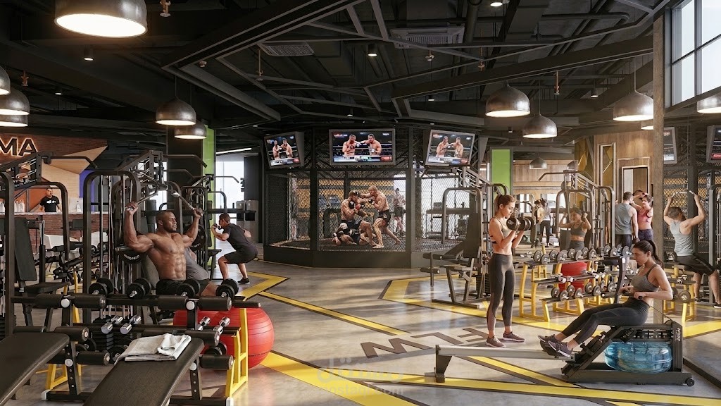 تصميم نادي رياضي فاخر | Luxury Modern Gym Interior Design