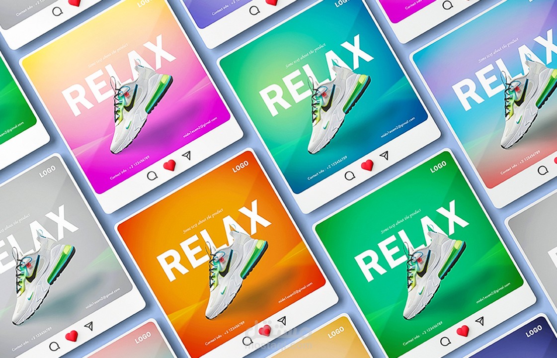 اعلان سوشيال ميديا لجزمة Nike